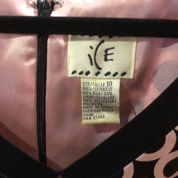 Beautiful ICE silk shift dress size 10 - Picture 2 of 3